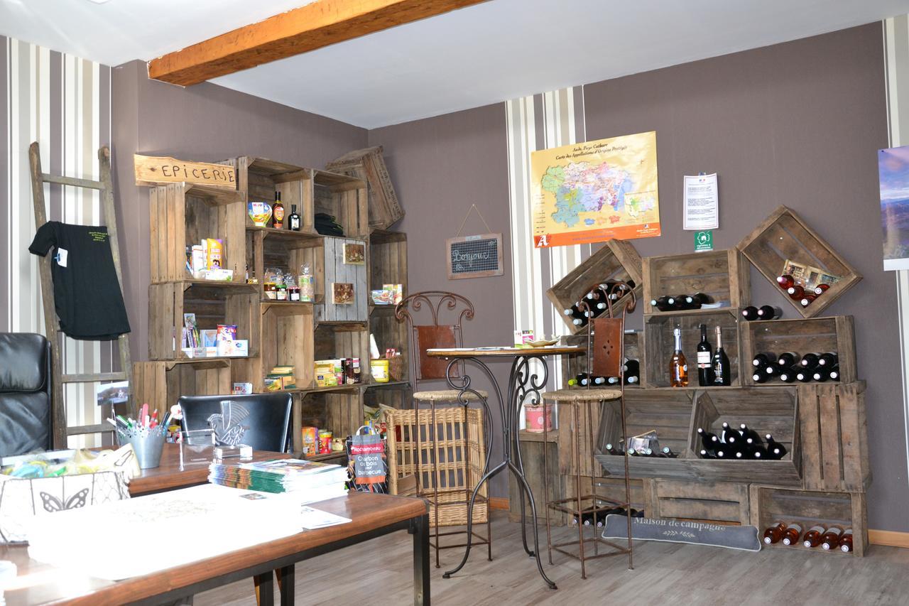 Camping La Mare Aux Fees Hotell Roquefeuil Exteriör bild
