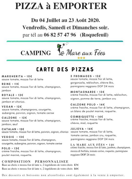 Camping La Mare Aux Fees Hotell Roquefeuil Exteriör bild